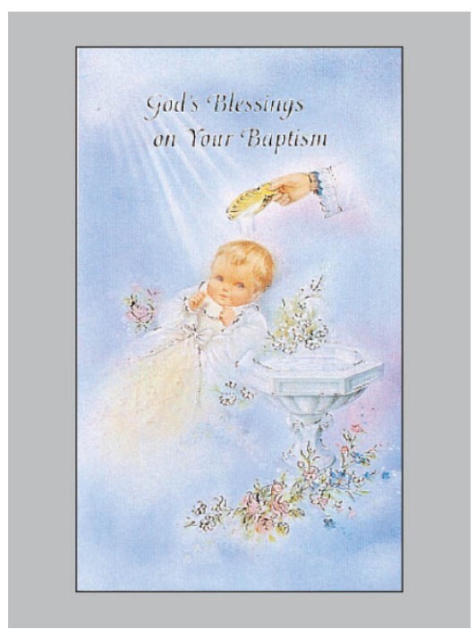 Holy Cards Baptism Boy PKT 100 | Online Christian Supplies Shop