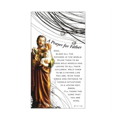 HOLY CARD LAMINATED WITH MEDAL Mother of Perpetual Help